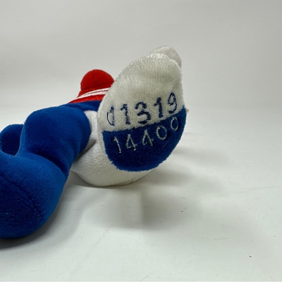 Lot of 4 Patriotic USA Unity Beanie Babies Bears Plush America Hero Spangle - Picture 4 of 16